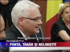 Victor Ponta: "Fac parte din categoria prim-ministrilor tineri si nelinistiti"