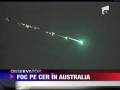Foc pe cer in Australia
