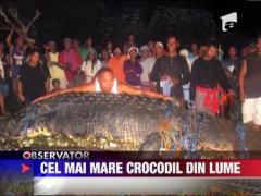 Cel mai mare crocodil din lume traieste in Filipine