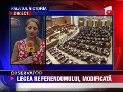 Legea referendumului a fost modificata