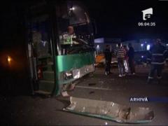 Un autocar cu 48 de pasageri din Belarus s-a rasturnat pe E75