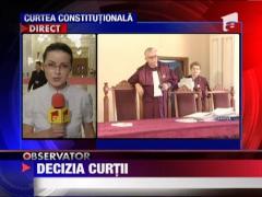 Suspendarea presedintelui a trecut prin mainile judecatorilor CCR