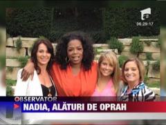 Nadia Comaneci, alaturi de celebra realizatoare tv Oprah Winfrey