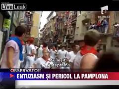 Urmeaza o noua zi de entuziasm si pericol la Pamplona