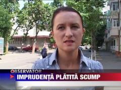 O tanara soferita, la un pas sa fie linsata dupa ce a lovit doi pietoni care au traversat neregulamentar