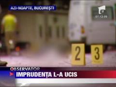 Un pieton a fost ucis de un motociclist vitezoman, in Capitala