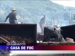Incendiu in Timis: O casa a fost mistuita de flacari