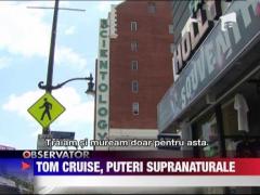 Tom Cruise are puteri telekinetice si telepatice, potrivit unor membri ai cultului scientologic