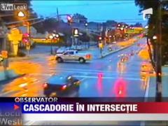 Cascadorie intr-o intersectie din New Jersey