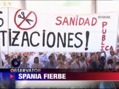 Protestele de amploare continua in marile orase din Spania