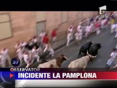 Inca trei oameni au ajuns sub copitele taurilor furiosi, la Pamplona