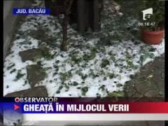 Grindina a facut ravagii in mai multe localitati din Moldova