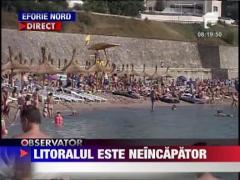 Tsunami de turisti la mare