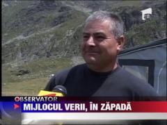 Zapada in mijlocul verii, pa Transfagarasan