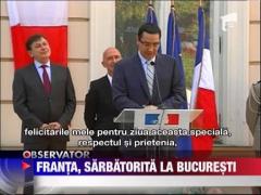 Ziua Frantei este sarbatorita cu mare fast la Bucuresti