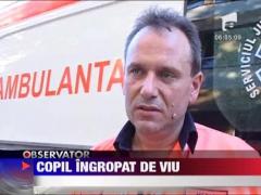 Socant! Copil de 12 ani, ingropat de viu sub un mal de pamant