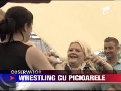 Campionat mondial de wrestling cu picioarele, in Marea Britanie