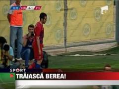 Antrenament cu halbere la Steaua