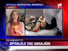 Spitalele romanesti fac angajari!