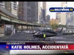 Katie Holmes si fetita ei, Suri Cruise, implicate intr-un accident rutier