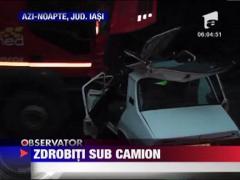 Zdrobiti sub camion