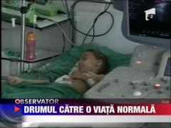 Sansa la o noua viata pentru fetita care a primit un rinichi de la mama