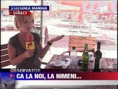 O cina la Mamaia, mai scumpa decat pe litoralul din Portugalia