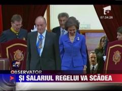 Salariul regelui Juan Carlos va scadea cu 7 la suta