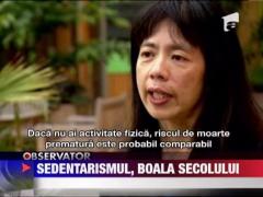 Sedentarismul, boala secolului XXI