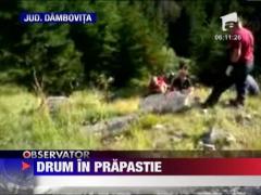 Au cazut cu un scuter intr-o prapastie din Bucegi