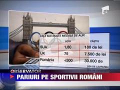 Agentiile de pariuri au scos oferte pentru Jocurile Olimpice de la Londra