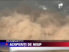 O furtuna masiva de nisip a facut spectacol la Phoenix