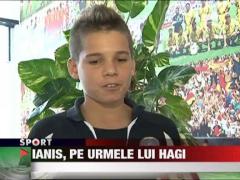 Ianis Hagi calca pe urmele tatalui