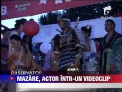 Radu Mazare, actor intr-un videoclip