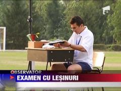 Examen cu lesinuri la Academia de Politie