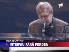 Sir Elton John, interviu fara perdea