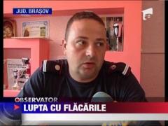 Lupta cu flacarile din muntii Romaniei continua