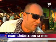 In Vama, cozile de la bar s-au mutat la urne