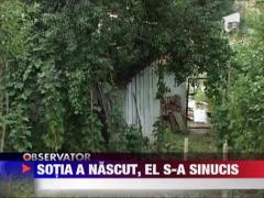 Un barbat si-a pus capat zilelor cand a aflat ca sotia sa a nascut