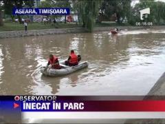 Un copil de 13 ani si-a pierdut viata in parcul din centrul Timisoarei