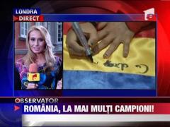 Romania si-a strans campionii, cu tot cu medalii, la Casa Romaneasca din Londra