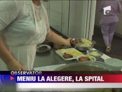 Pacientii internati in Spitalul Judetean Botosani pot sa voteze pentru meniul zilnic