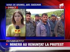 Protestul de la mina de uraniu din Suceava s-a incheiat!