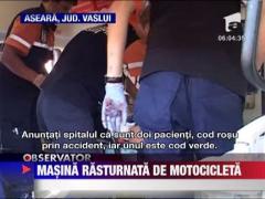 Un motoclislit a fost grav ranit de un sofer imprudent