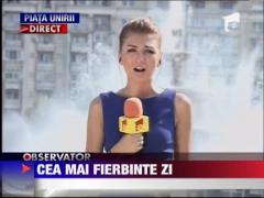Romanii se chinuie sa suporte cele mai ridicate temperaturi din Europa