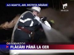 Incendiu devastator la o distilerie improvizata