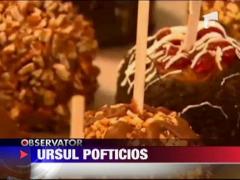 Un urs pofticos a dat iama in dulciurile unui magazin