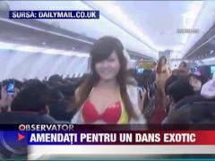O companie aeriana low-cos din Vietnam, amendata pentru dans exotic la bordul avioanelor