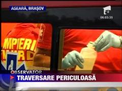 Brasov: Un barbat si-a pierdut ambele picioare dupa ce a fost lovit de tren