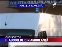Timisoara: Un barbat a fost prins transportand peste 300 de litri de alcool cu o ambulanta